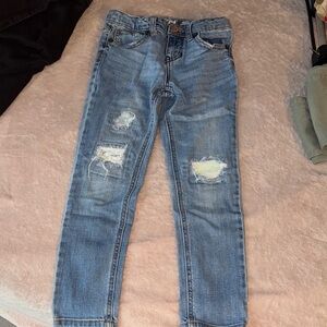 Cat & Jack Light Blue Distressed Skinny Jeans
